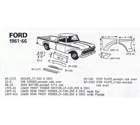 1956 ford f100 sheet metal|vintage Ford truck sheet metal.